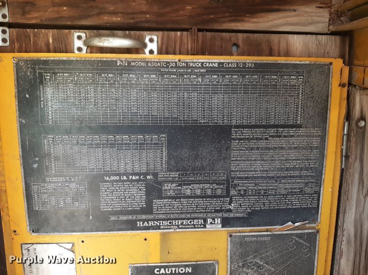 image for item DQ7108 P&H 650 ATC crane