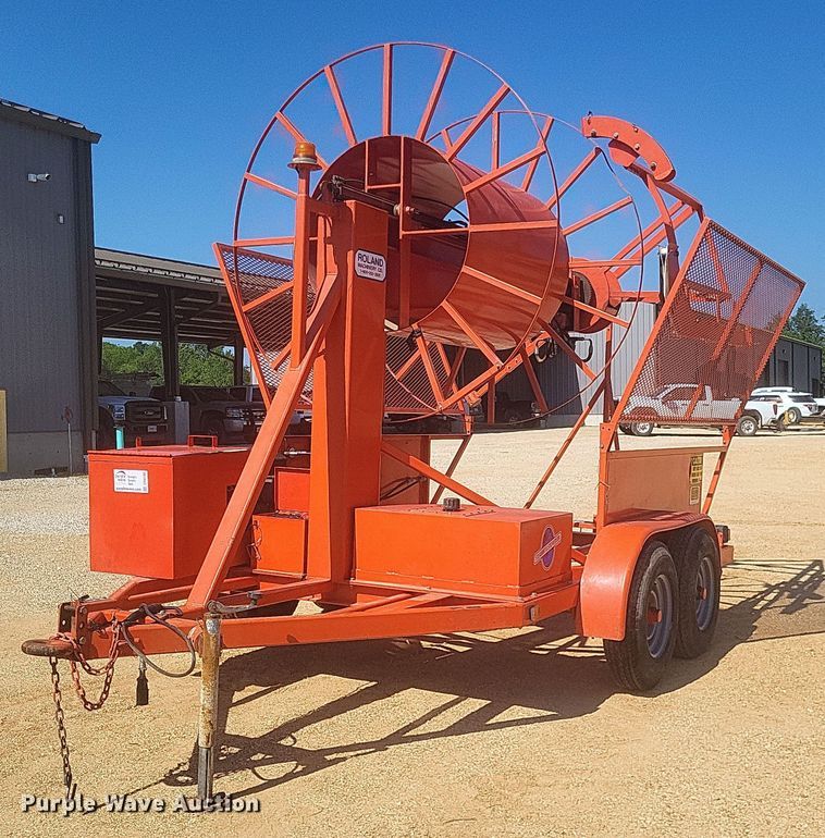 image for item DR4786 Stewart & Stevenson  CE 93 reel trailer