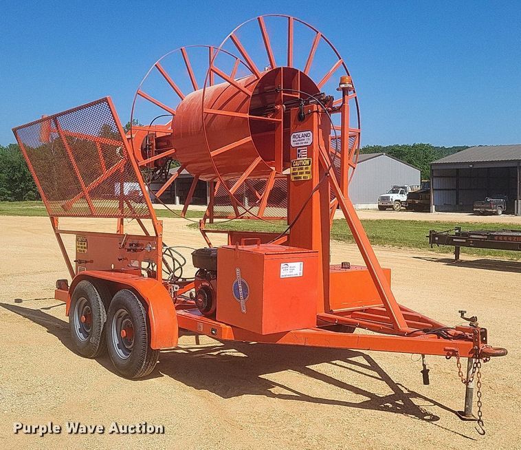 image for item DR4786 Stewart & Stevenson  CE 93 reel trailer