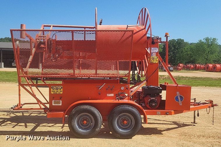 image for item DR4786 Stewart & Stevenson  CE 93 reel trailer