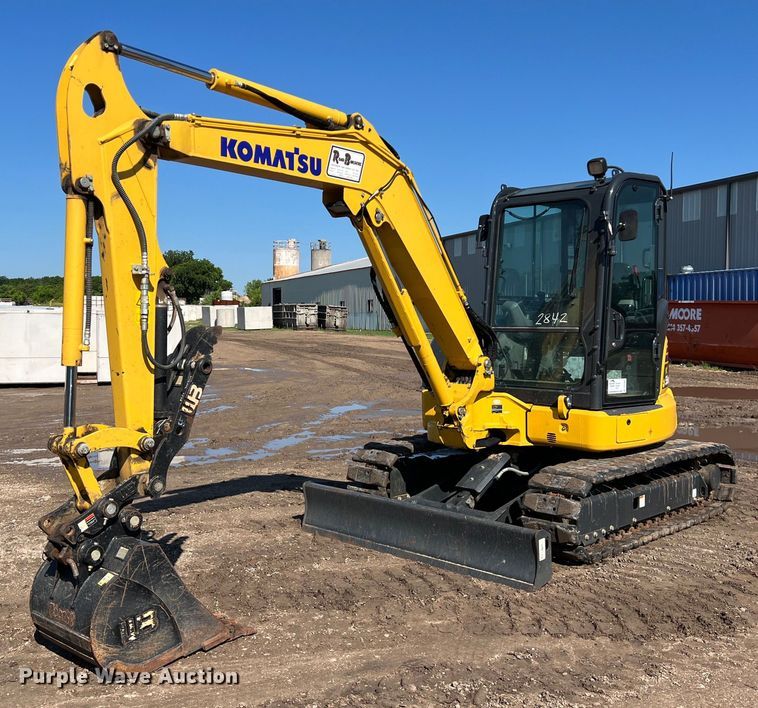 image for item DS3064 2022 Komatsu  PC55MR-5 mini excavator
