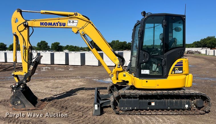 image for item DS3064 2022 Komatsu  PC55MR-5 mini excavator