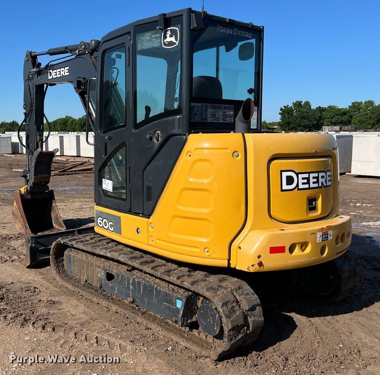 image for item DS3065 2019 John Deere 60G mini excavator
