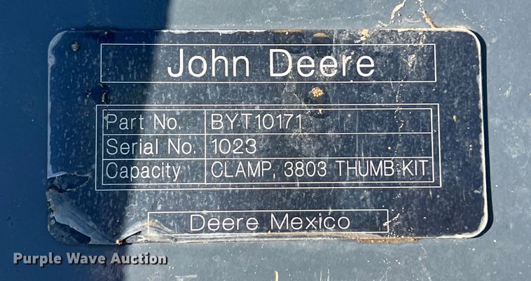 image for item DS3065 2019 John Deere 60G mini excavator