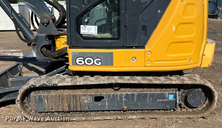 image for item DS3065 2019 John Deere 60G mini excavator