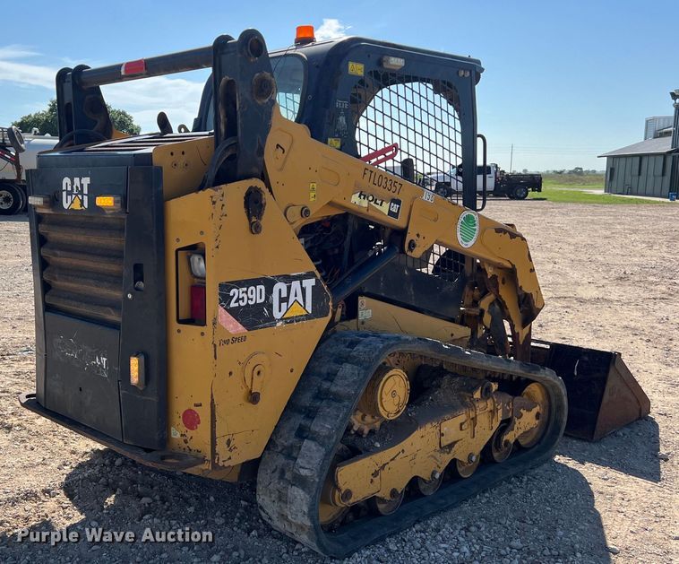 image for item DS3068 2015 Caterpillar 259D tracked skid steer loader