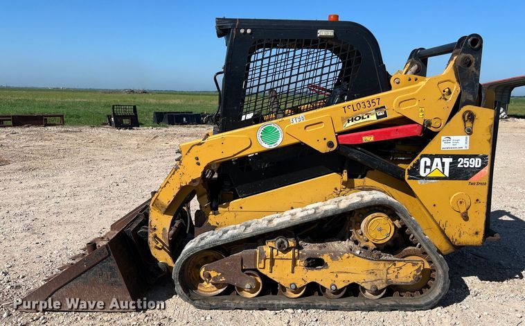 image for item DS3068 2015 Caterpillar 259D tracked skid steer loader