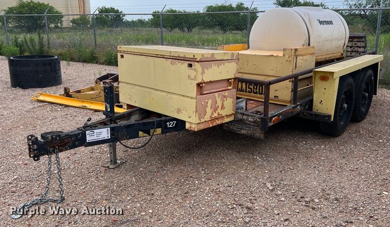 image for item DS3083 Shop built equipment trailer