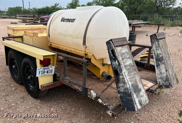 image for item DS3083 Shop built equipment trailer