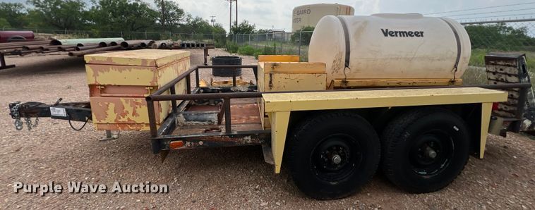 image for item DS3083 Shop built equipment trailer