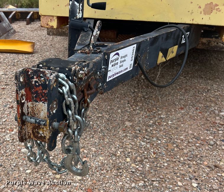 image for item DS3083 Shop built equipment trailer