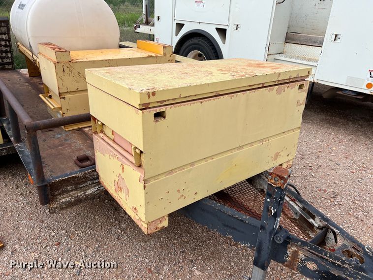 image for item DS3083 Shop built equipment trailer
