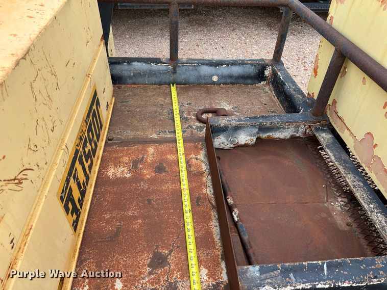 image for item DS3083 Shop built equipment trailer