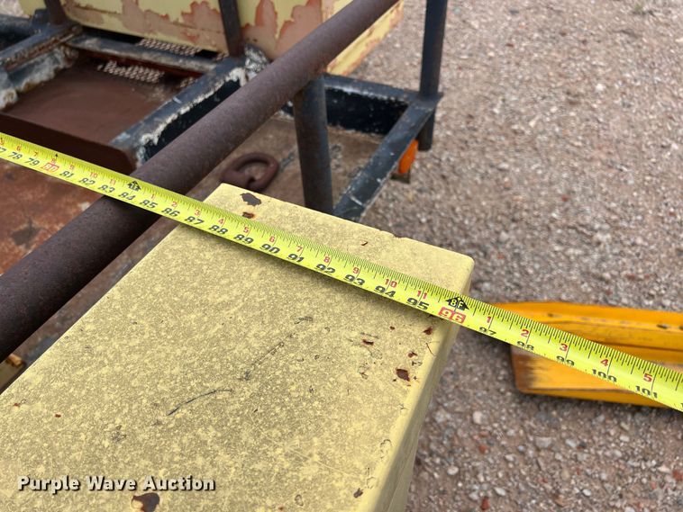 image for item DS3083 Shop built equipment trailer