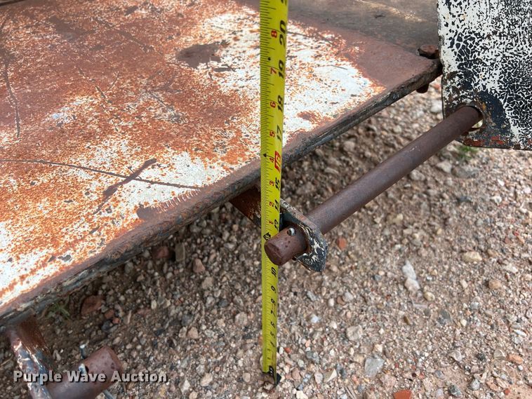 image for item DS3083 Shop built equipment trailer