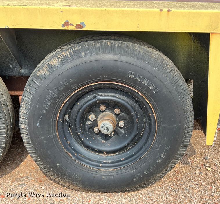 image for item DS3083 Shop built equipment trailer