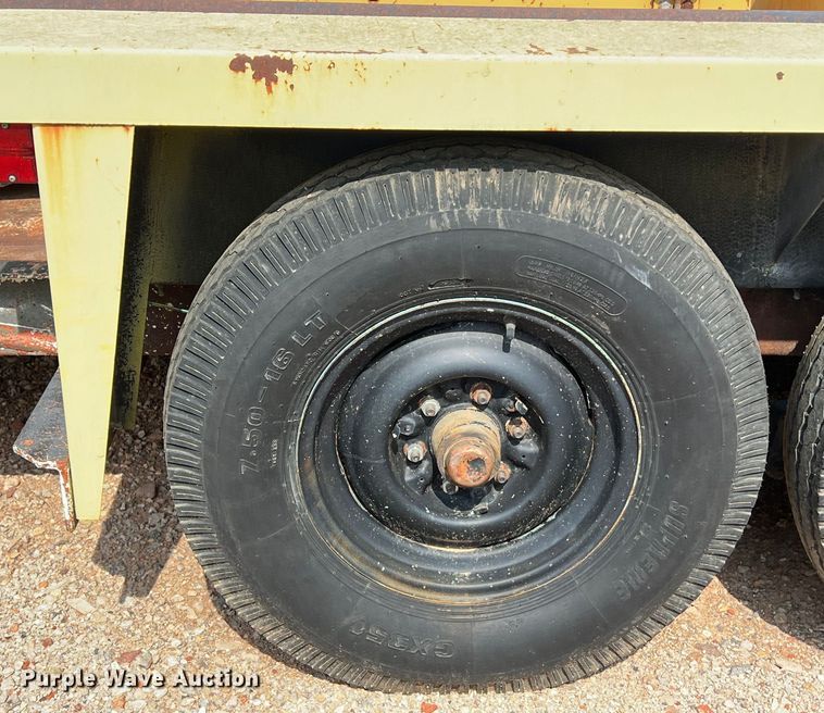 image for item DS3083 Shop built equipment trailer