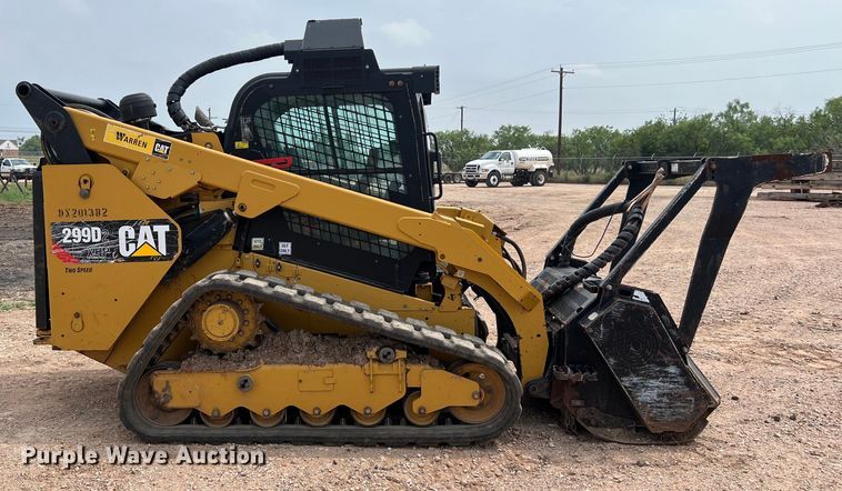 image for item DS3087 2017 Caterpillar 299D2 HXP tracked skid steer loader