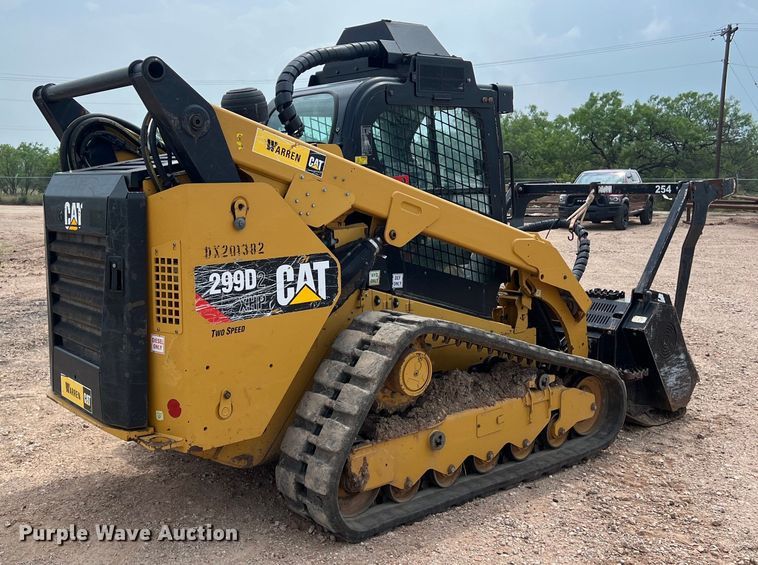 image for item DS3087 2017 Caterpillar 299D2 HXP tracked skid steer loader