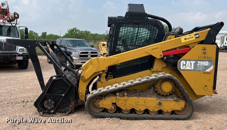 image for item DS3087 2017 Caterpillar 299D2 HXP tracked skid steer loader