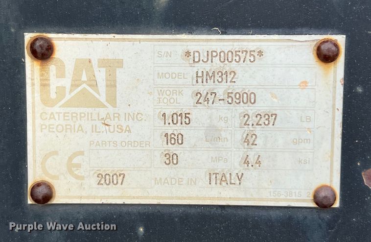 image for item DS3087 2017 Caterpillar 299D2 HXP tracked skid steer loader