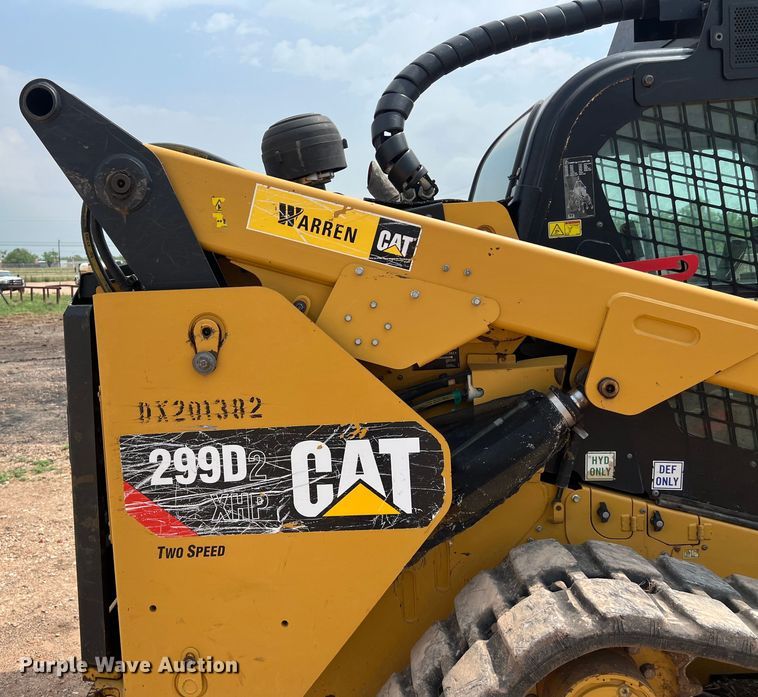 image for item DS3087 2017 Caterpillar 299D2 HXP tracked skid steer loader