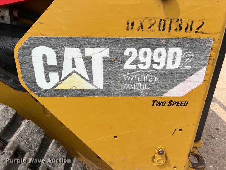image for item DS3087 2017 Caterpillar 299D2 HXP tracked skid steer loader