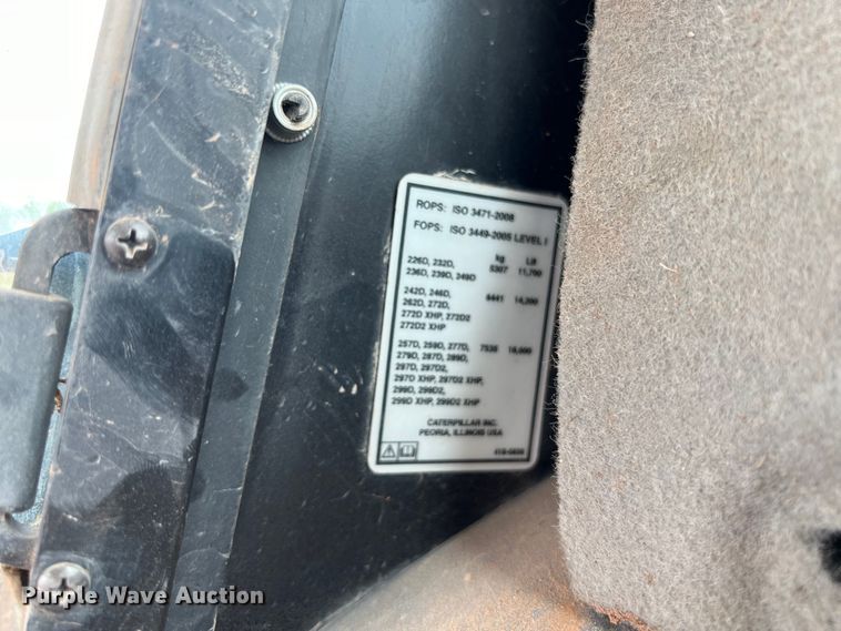 image for item DS3087 2017 Caterpillar 299D2 HXP tracked skid steer loader