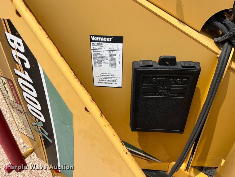 image for item DS3088 2009 Vermeer BC1000XL wood chipper