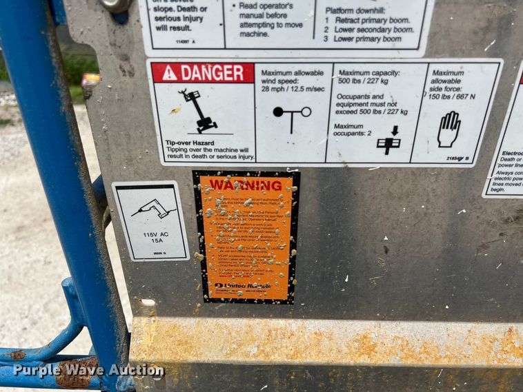 image for item DS3106 2015 Genie Z-45/25J boom lift