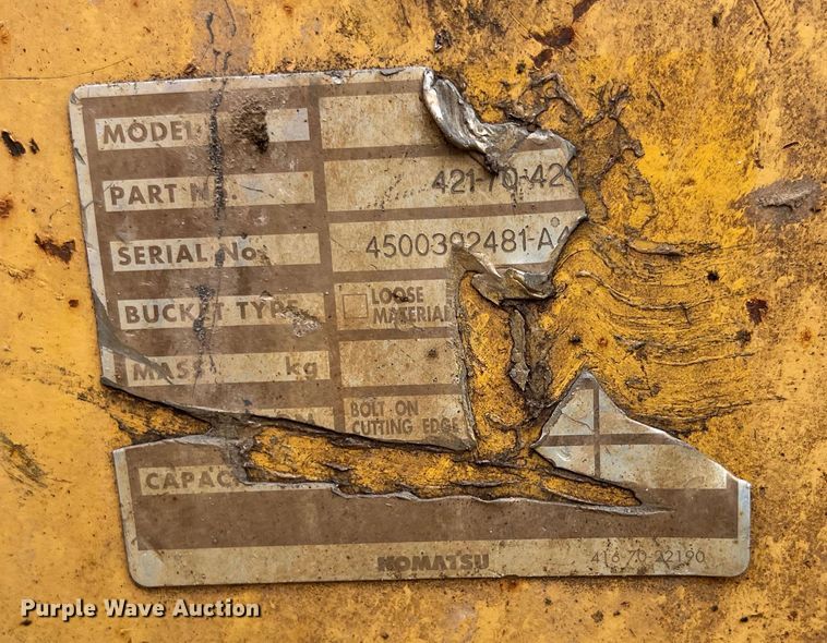 image for item DS3116 2014 Komatsu WA470-7 wheel loader