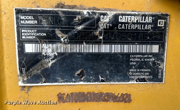 image for item DS4168 2018 Caterpillar  D6N LGP dozer