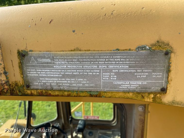 image for item DS5524 1983 Caterpillar  966D wheel loader
