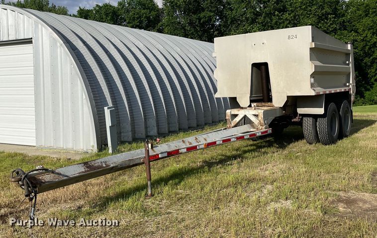 image for item DS5525 2001 Hawkeye end dump pup trailer