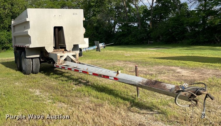 image for item DS5525 2001 Hawkeye end dump pup trailer