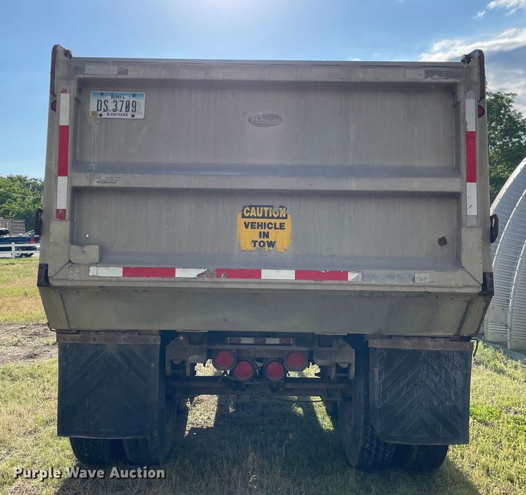 image for item DS5525 2001 Hawkeye end dump pup trailer