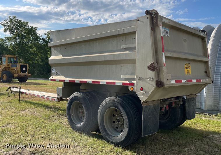 image for item DS5525 2001 Hawkeye end dump pup trailer