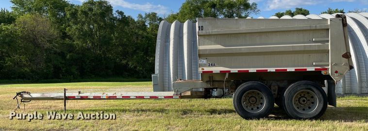image for item DS5525 2001 Hawkeye end dump pup trailer