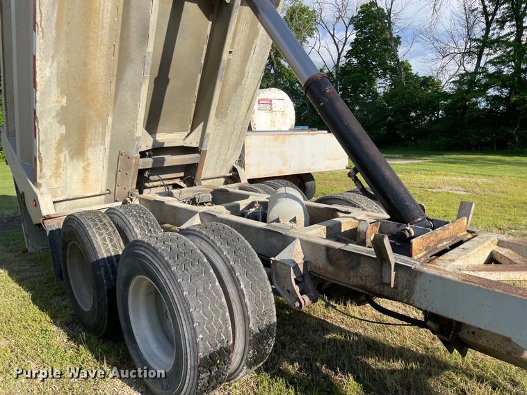 image for item DS5525 2001 Hawkeye end dump pup trailer