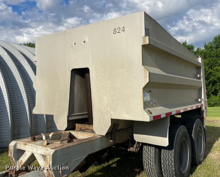 image for item DS5525 2001 Hawkeye end dump pup trailer