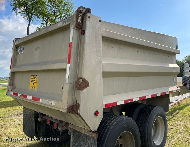 image for item DS5525 2001 Hawkeye end dump pup trailer