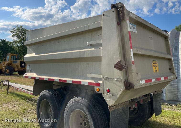 image for item DS5525 2001 Hawkeye end dump pup trailer
