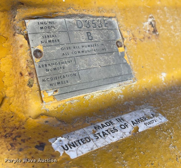 image for item DS5529 Caterpillar  D353 power unit