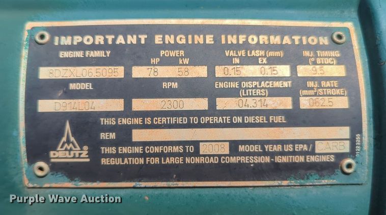 image for item DW5007 Pioneer PPTP66S12-38 irrigation pump