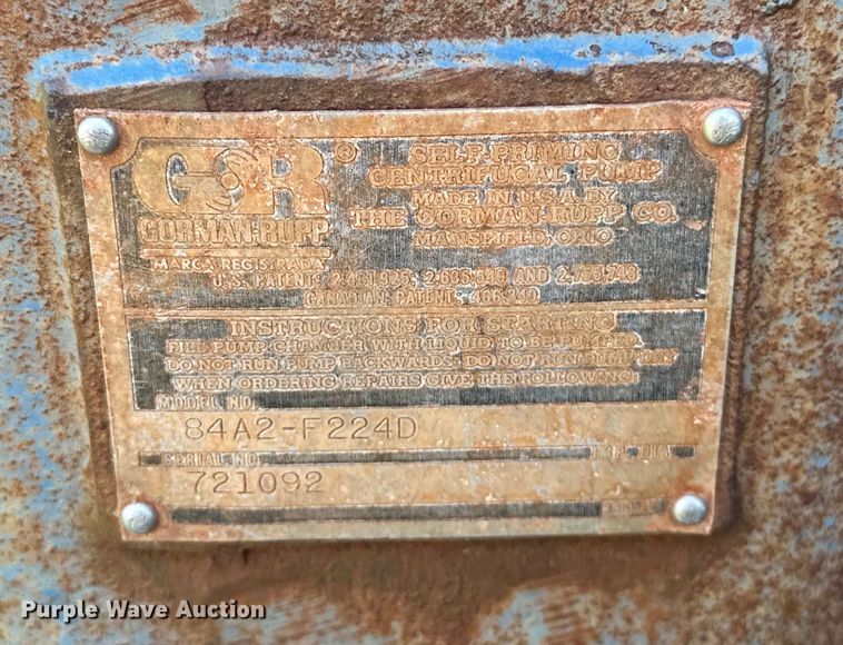 image for item DW5010 GR 84A2-F224D centrifugal pump