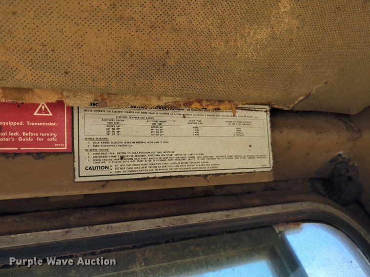 image for item DW5012 1978 Caterpillar 633D elevating scraper