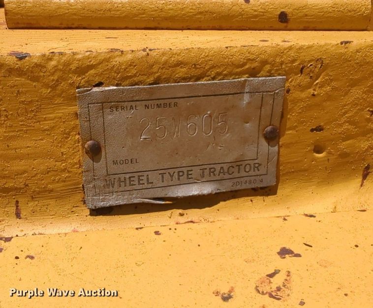 image for item DW5012 1978 Caterpillar 633D elevating scraper