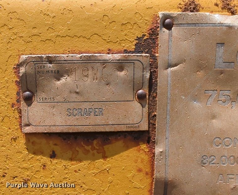 image for item DW5012 1978 Caterpillar 633D elevating scraper