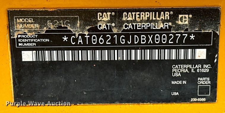 image for item DW5035 2006 Caterpillar 621G conventional scraper 