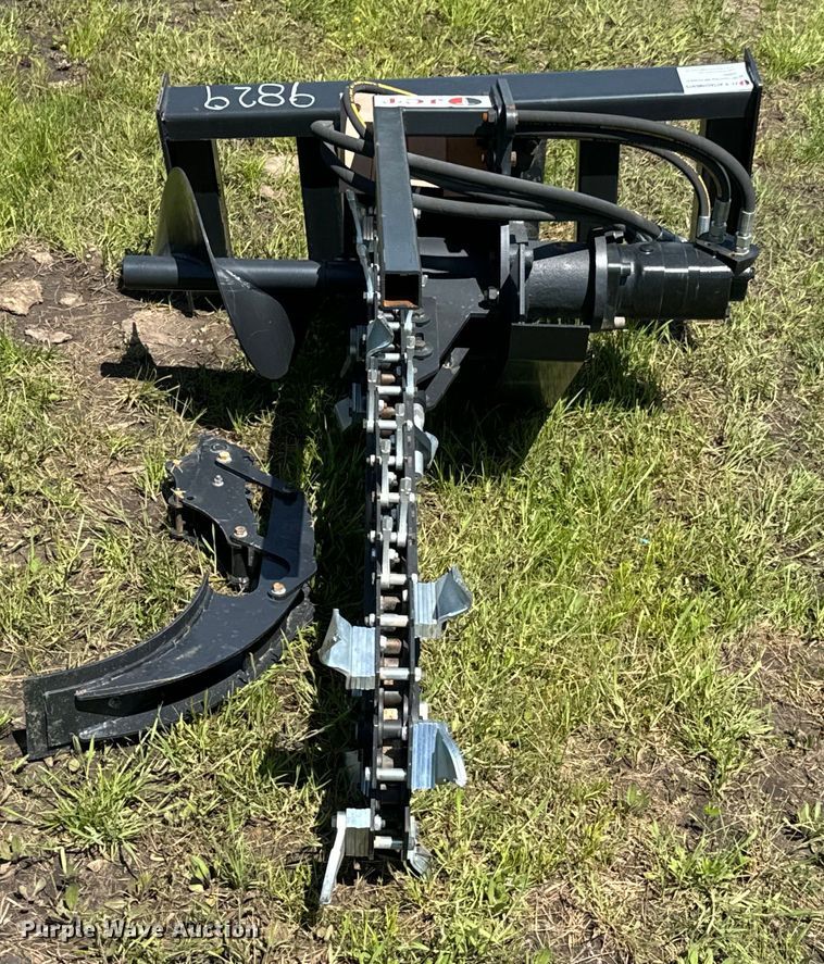 image for item DX0491 JCT skid steer trencher